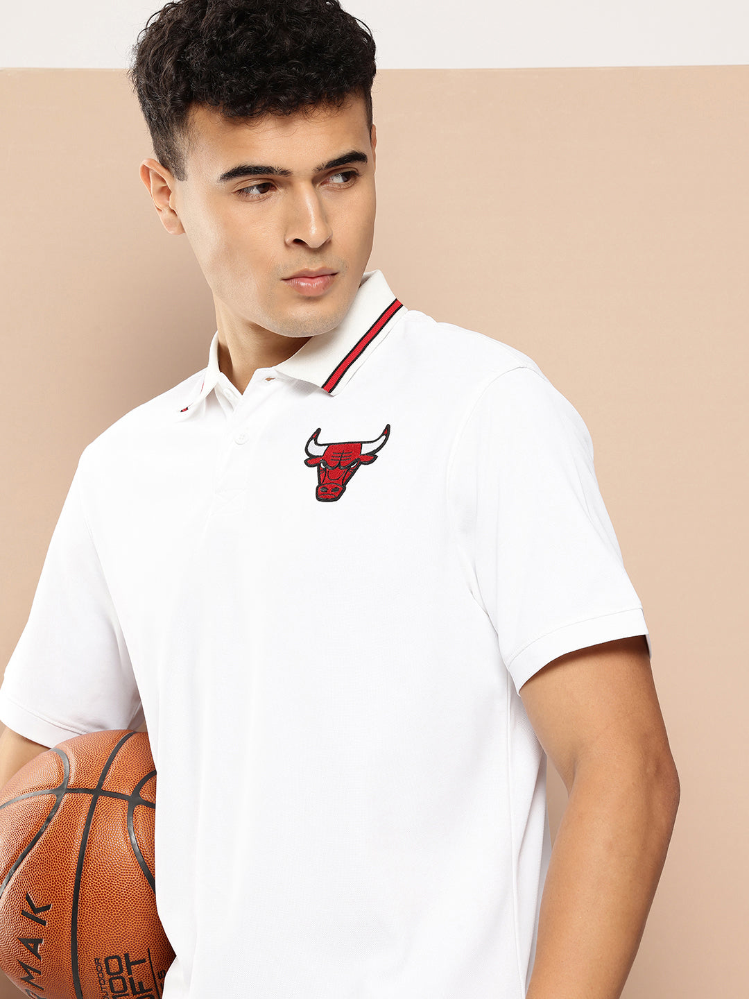 Chicago Bulls Classic Polo White