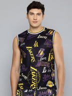 Los Angeles Lakers Logo Mash Sleeveless T-Shirt