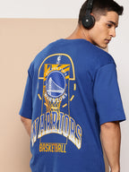 Golden State Warriors Graphic Oversized T-Shirt