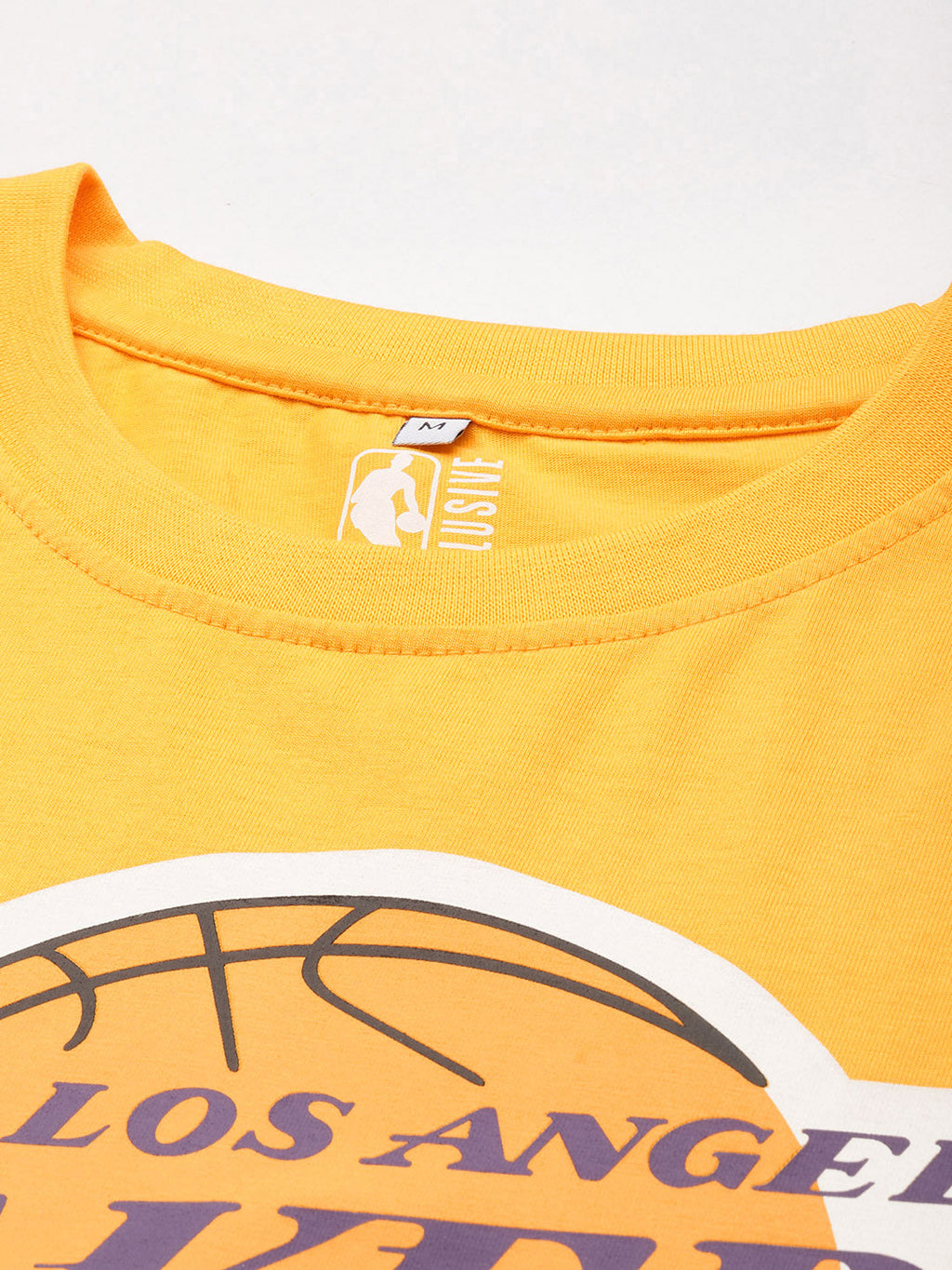 Los Angeles Lakers Classic Crest T-Shirt Yellow