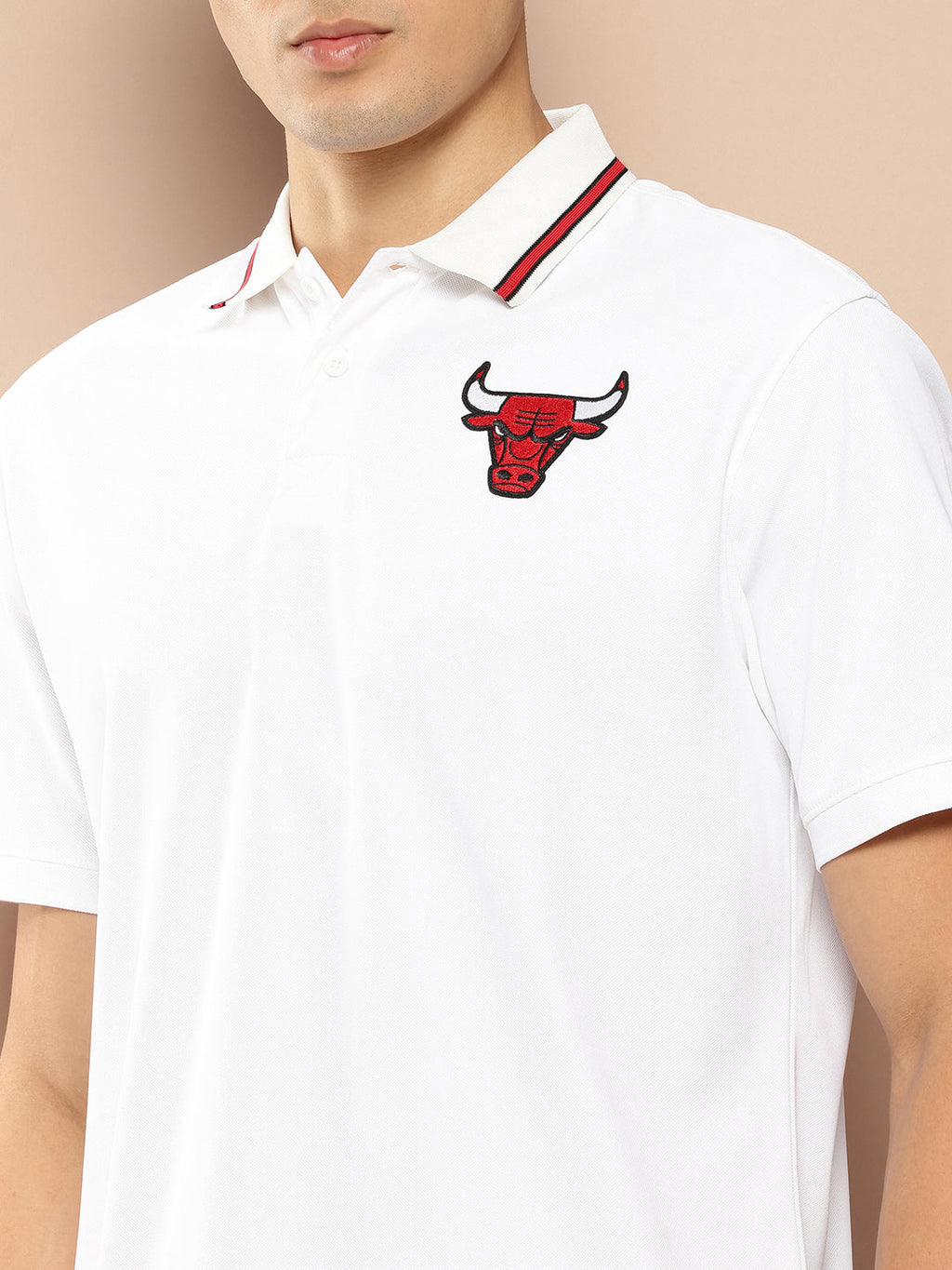 Chicago Bulls Classic Polo White