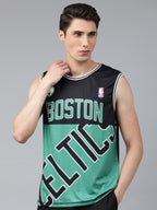 Boston Celtics Half & Half Sleeveless T-Shirt Black