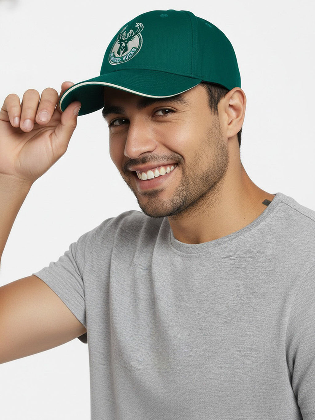 Milwaukee Bucks Baseball Adjustable Cap