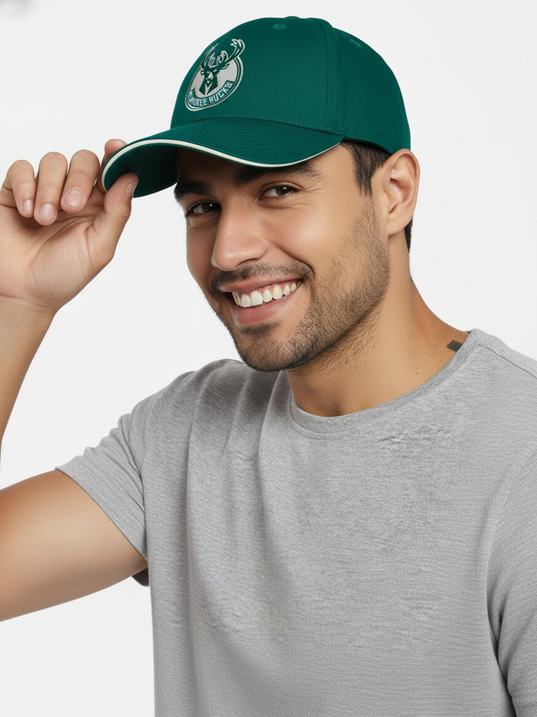 Milwaukee Bucks Baseball Adjustable Cap
