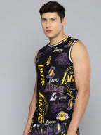 Los Angeles Lakers Logo Mash Sleeveless T-Shirt