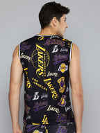 Los Angeles Lakers Logo Mash Sleeveless T-Shirt