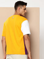 Los Angeles Lakers Cut and Sew Oversized T-Shirt