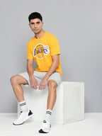 Los Angeles Lakers Classic Crest T-Shirt Yellow