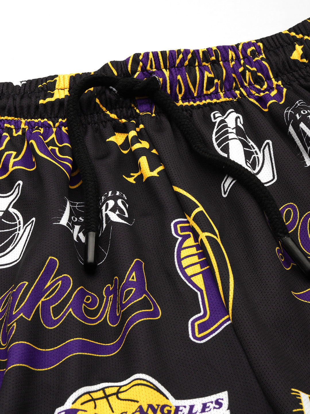 Los Angeles Lakers Logo Mash Basketball Shorts