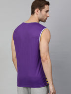 Los Angeles Lakers Athletic Sleeveless T-Shirt Purple