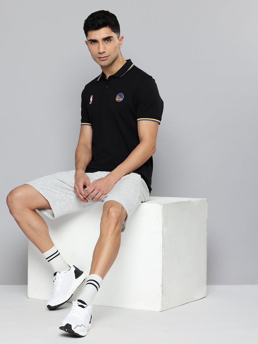 Golden State Warriors Classic Polo Black
