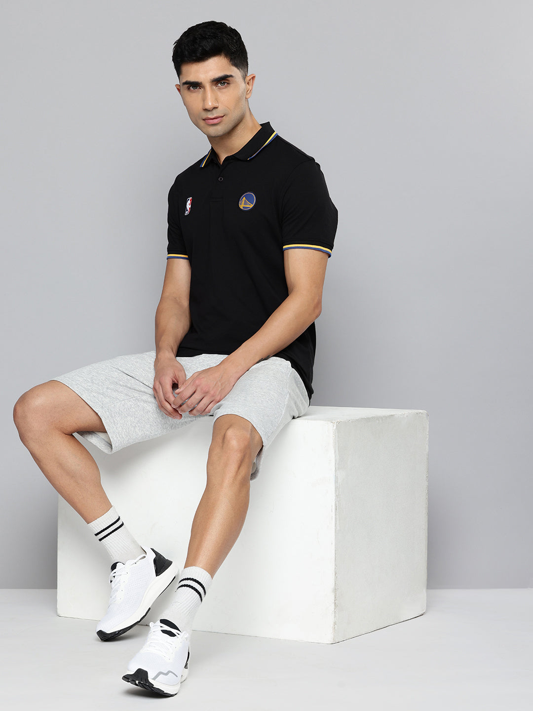 Golden State Warriors Classic Polo Black