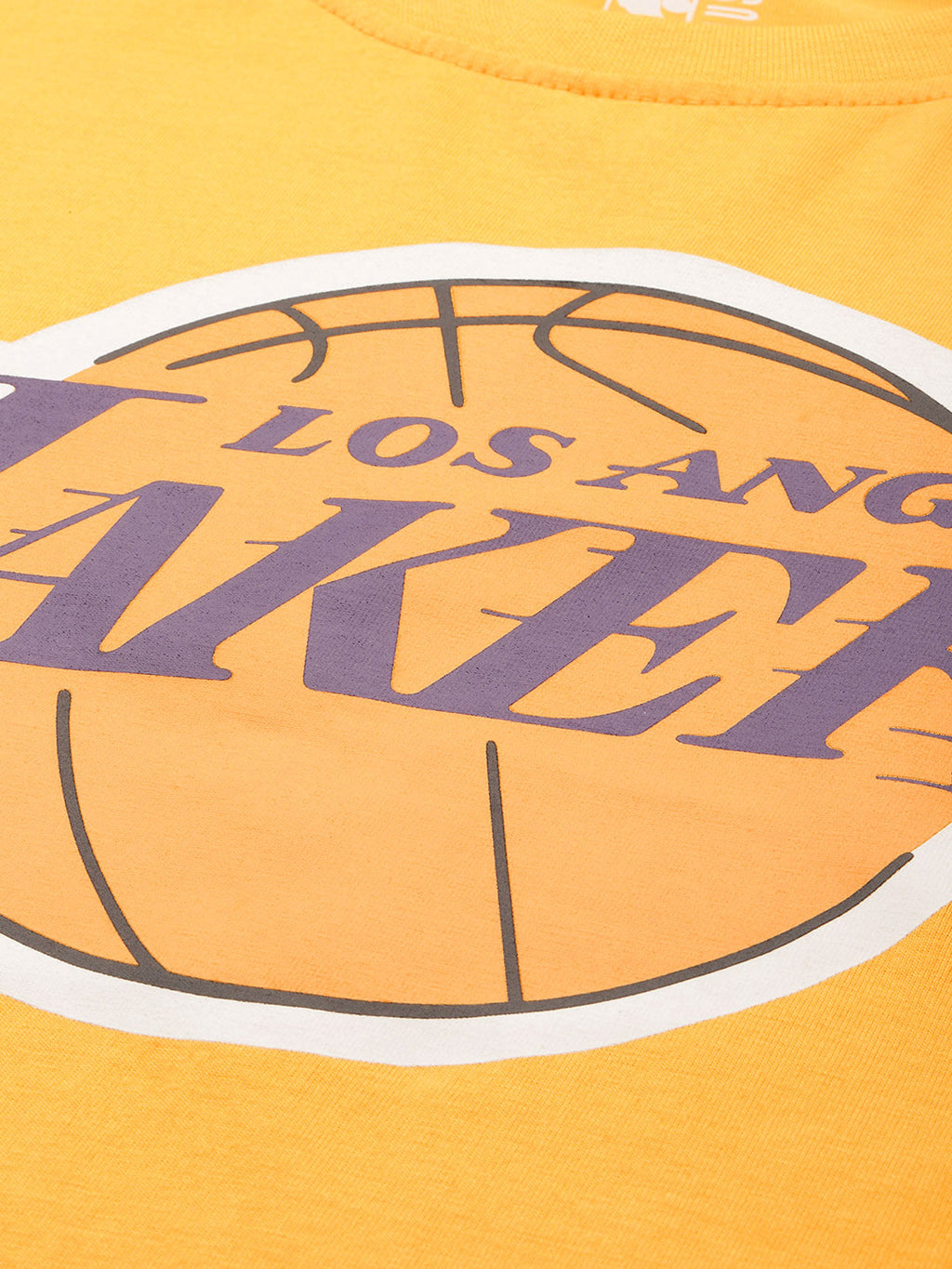 Los Angeles Lakers Classic Crest T-Shirt Yellow