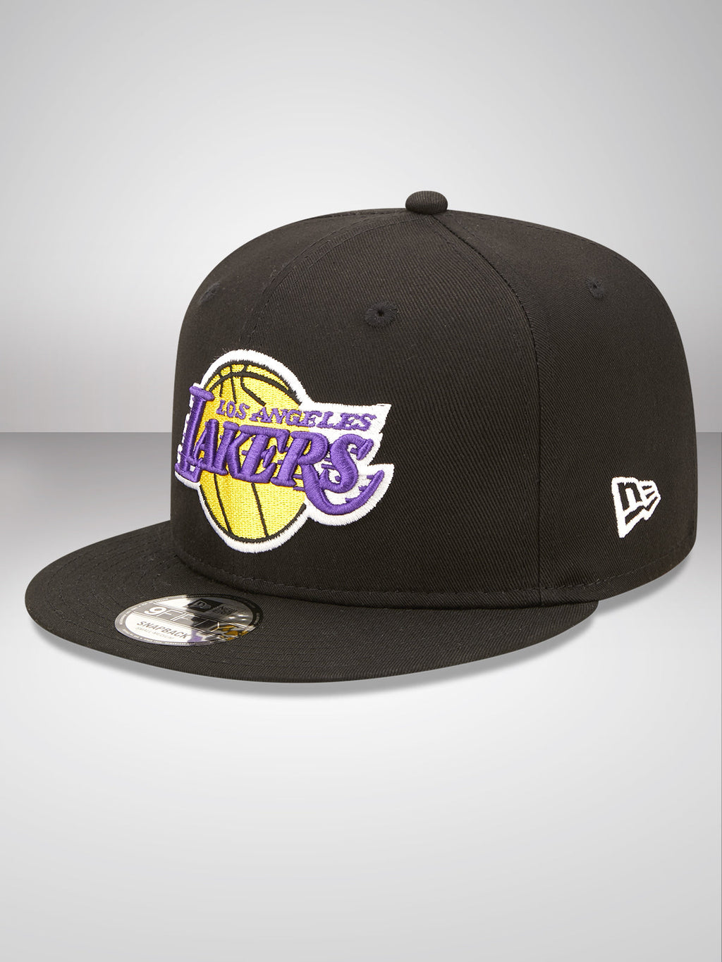 Los Angeles Lakers Team Side Patch Black 9FIFTY Snapback Cap