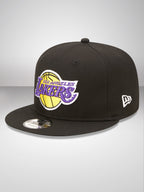 Los Angeles Lakers Team Side Patch Black 9FIFTY Snapback Cap
