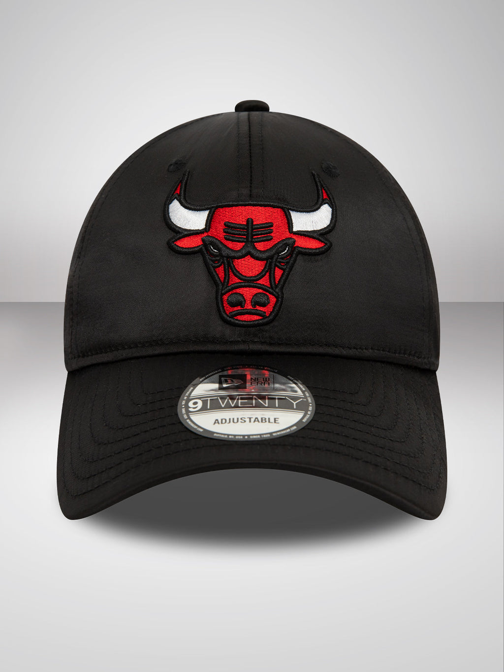 Chicago Bulls NBA Satin Black 9TWENTY Adjustable Cap