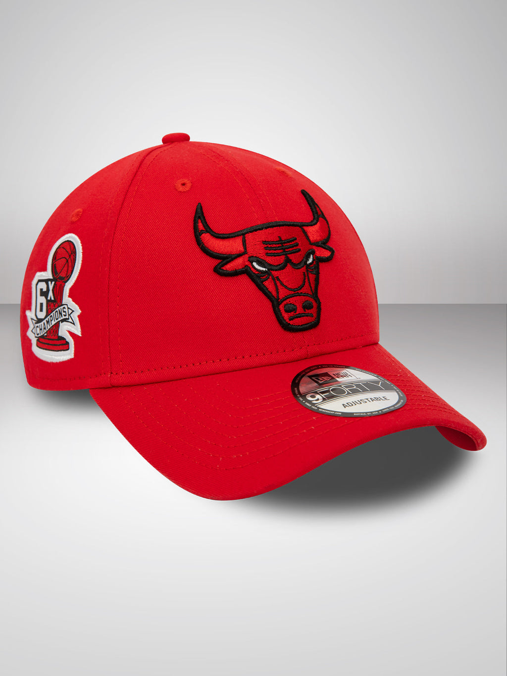 Chicago Bulls NBA Side Patch Red 9FORTY Adjustable Cap