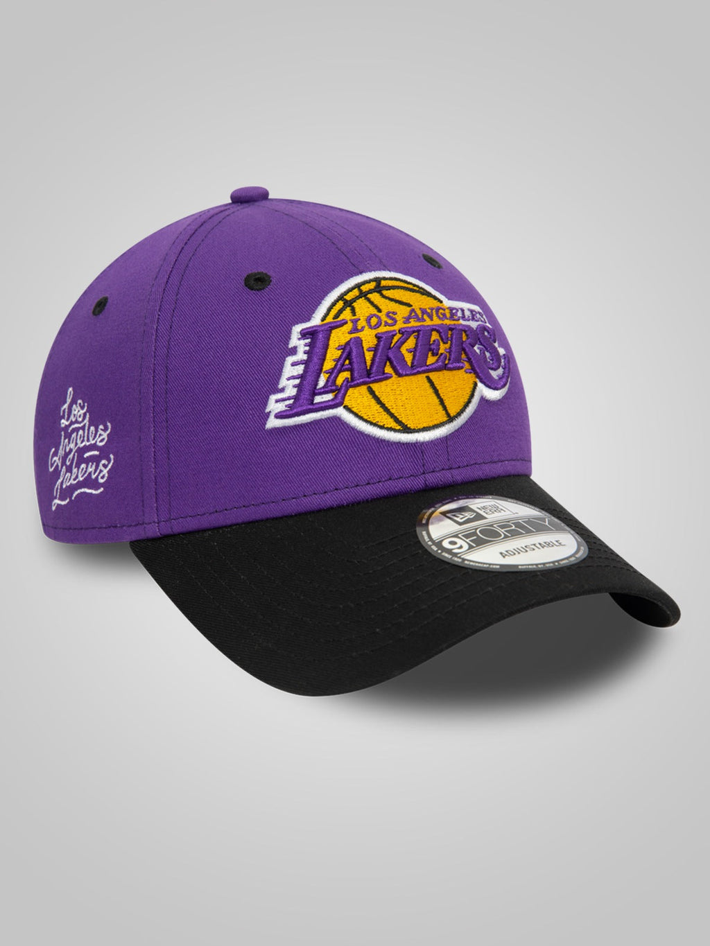 Los Angeles Lakers NBA Side Patch Purple 9FORTY Adjustable Cap