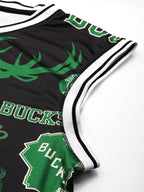 Milwaukee Bucks Logo Mash Sleeveless T-Shirt