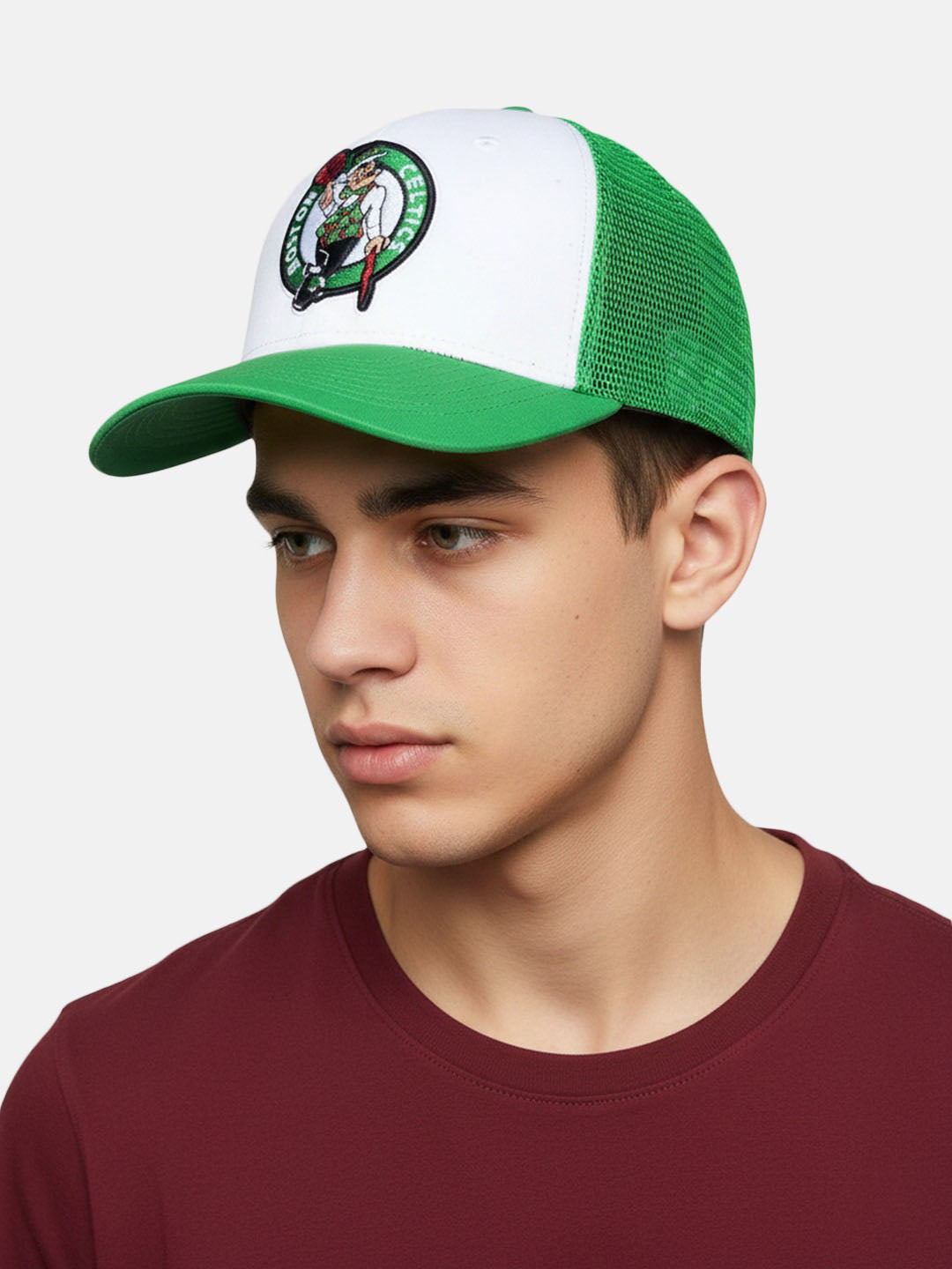 Boston Celtics Green Trucker Cap