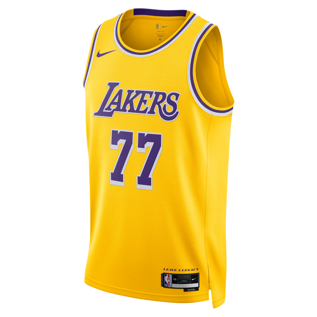 Luka Dončić Los Angeles Lakers Icon Edition 2022/23 Nike Dri-FIT NBA Swingman Jersey