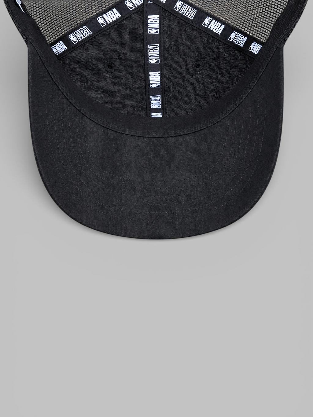 Los Angeles Lakers Monochrome Black Trucker Cap