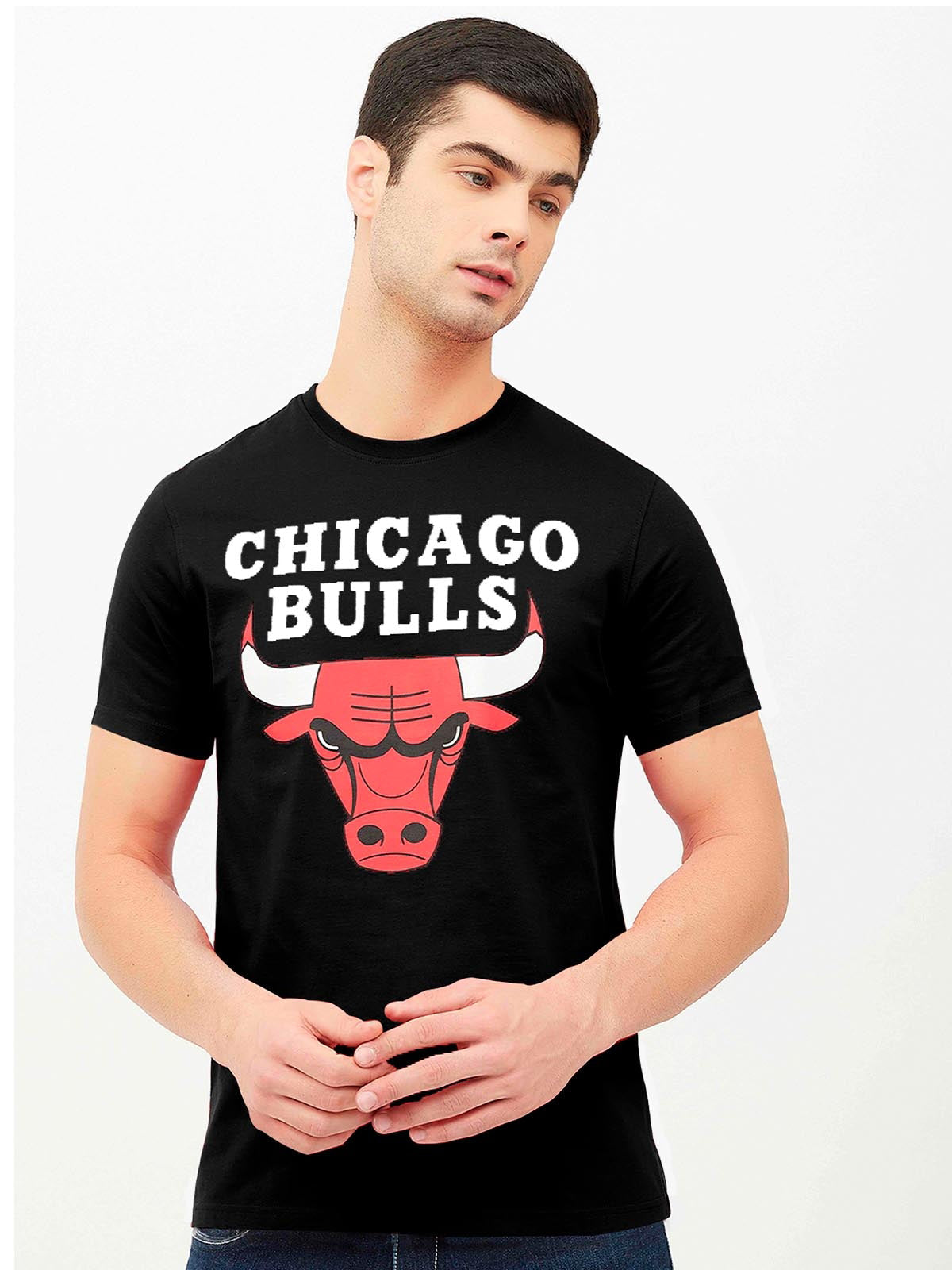 Chicago Bulls Classic Crest T-Shirt Black