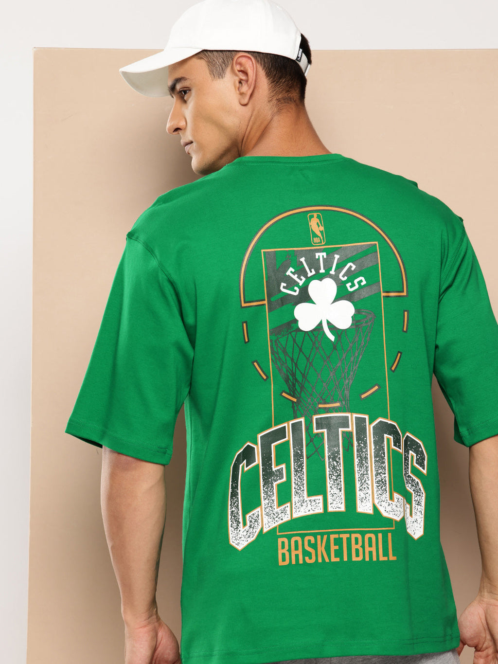 Boston Celtics Graphic Oversized T-Shirt