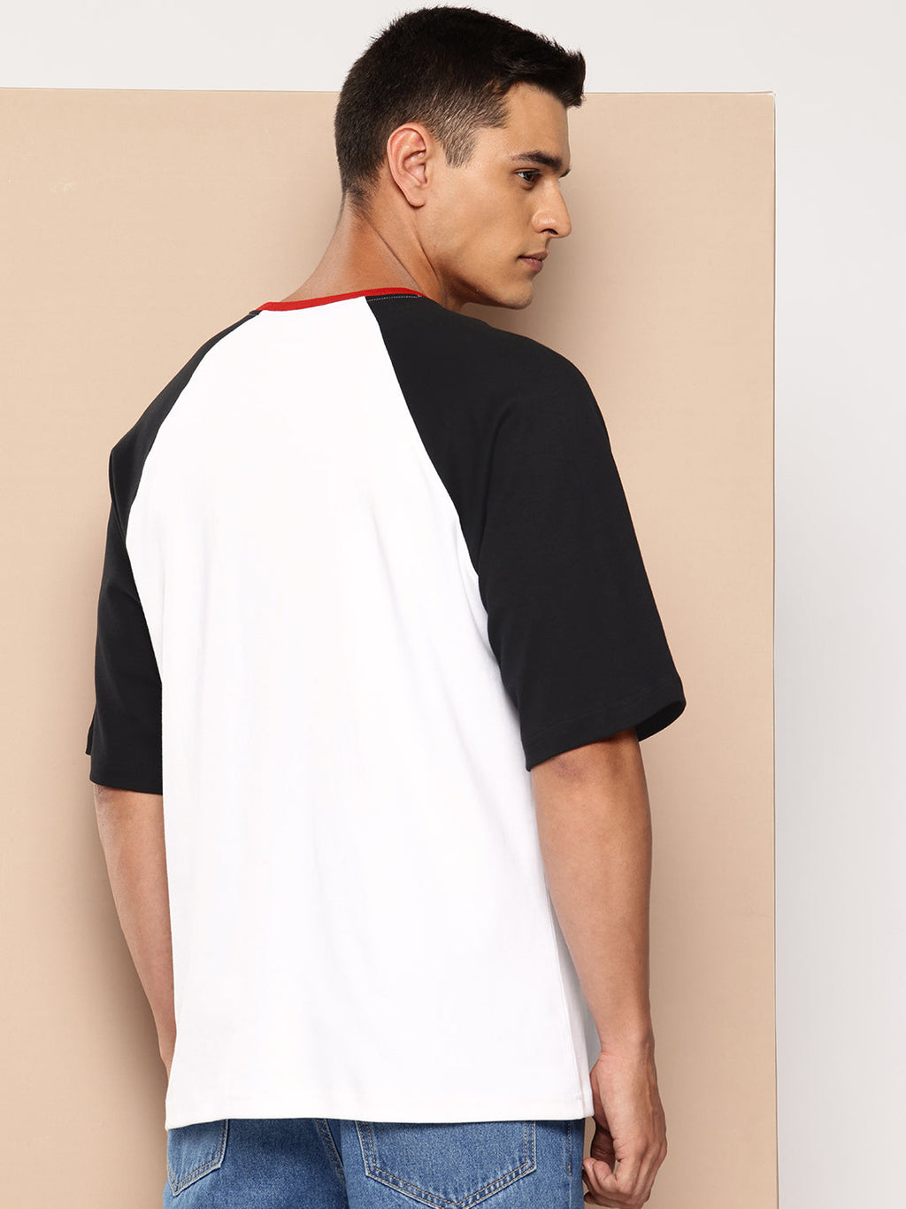 Chicago Bulls Contrast Colour Oversized T-Shirt White