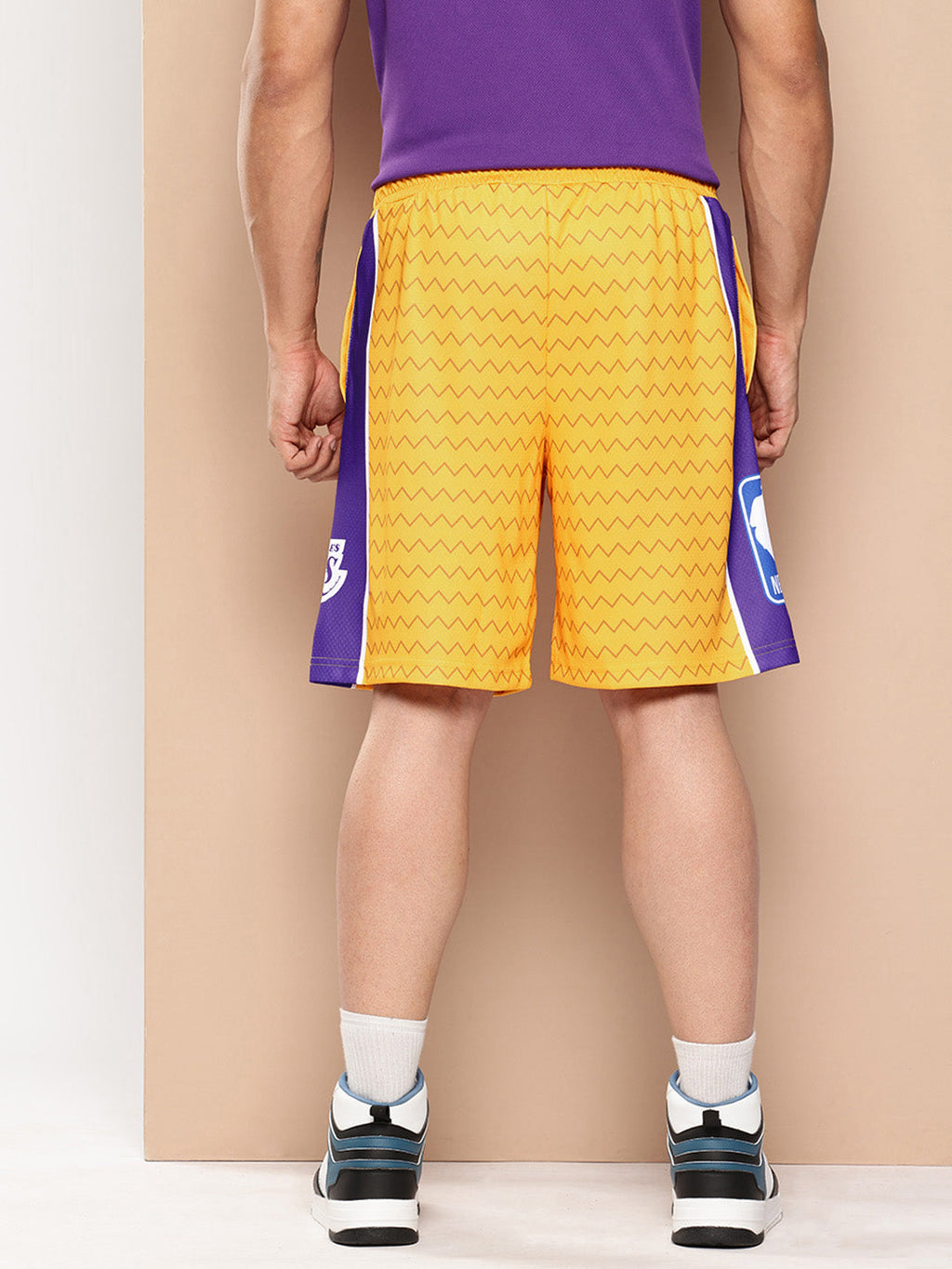 Los Angeles Lakers Game Day Shorts Yellow