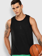 NBA Logoman Tonal Sleeveless T-Shirt Black