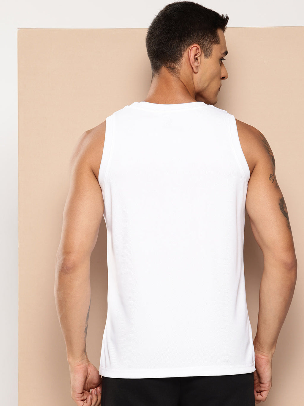 NBA Logoman Tonal Sleeveless T-Shirt White