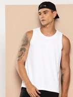 NBA Logoman Tonal Sleeveless T-Shirt White