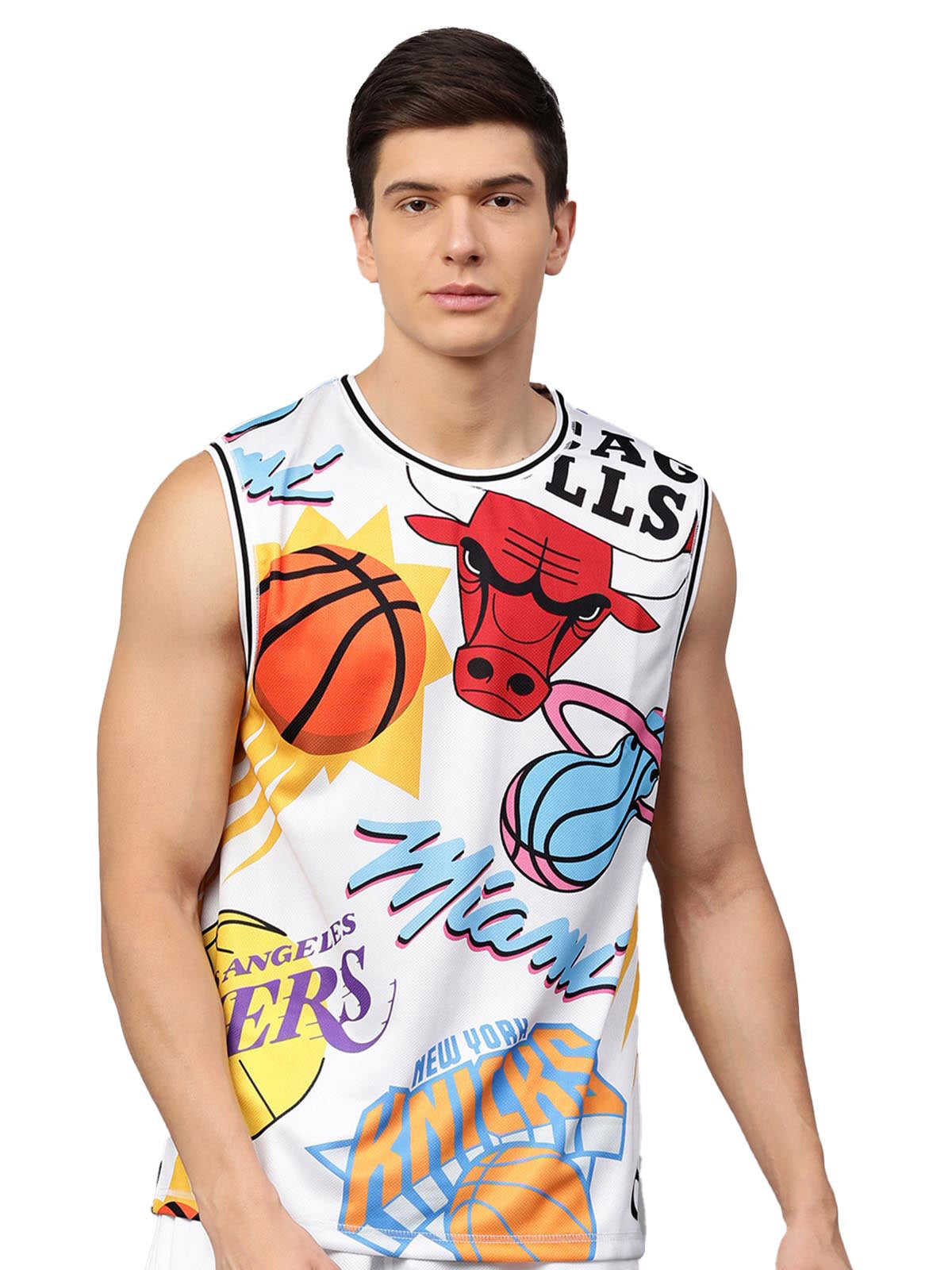 NBA Logo Mash Sleeveless T-Shirt