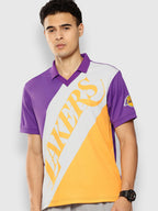Los Angeles Lakers Wordmark Oversized Polo