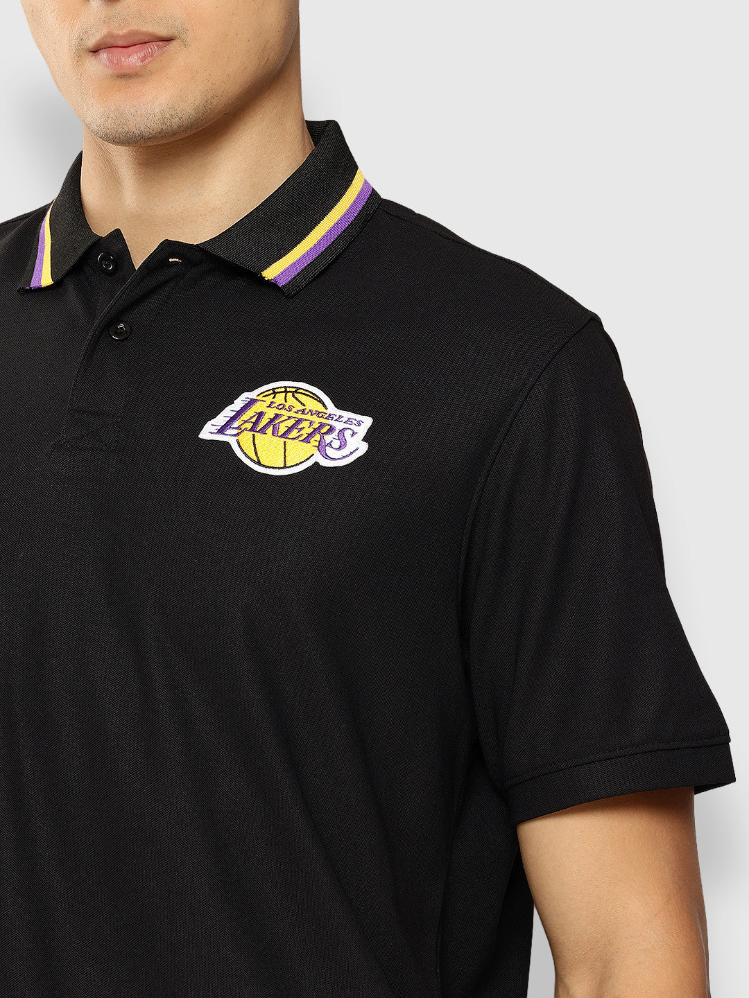 Los Angeles Lakers Classic Polo Black