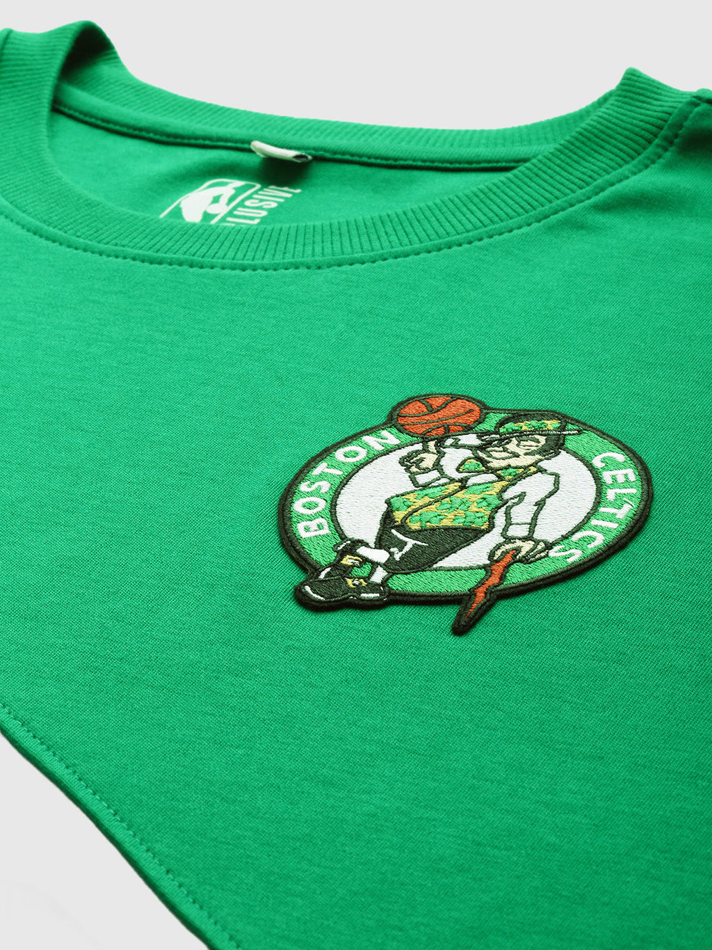 Boston Celtics Cut and Sew Oversized T-Shirt