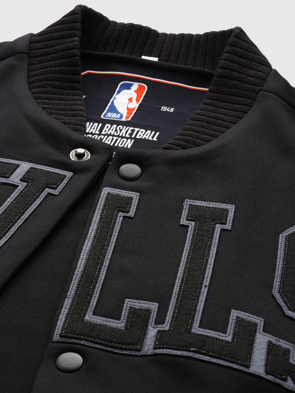 Chicago Bulls Black Varsity Jacket