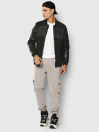 Chicago Bulls Black Varsity Jacket