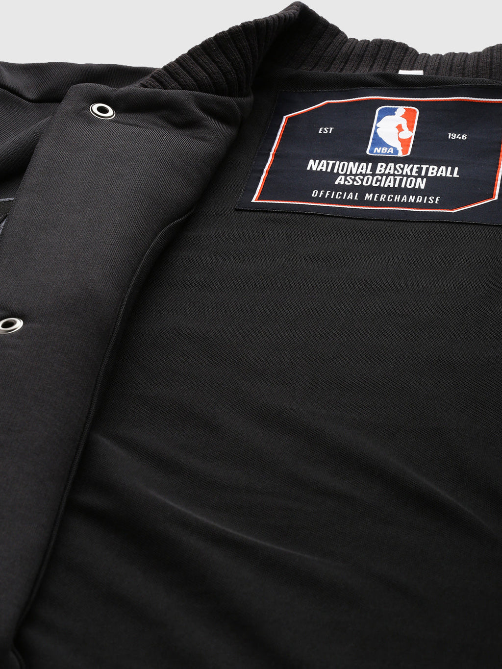 Chicago Bulls Black Varsity Jacket