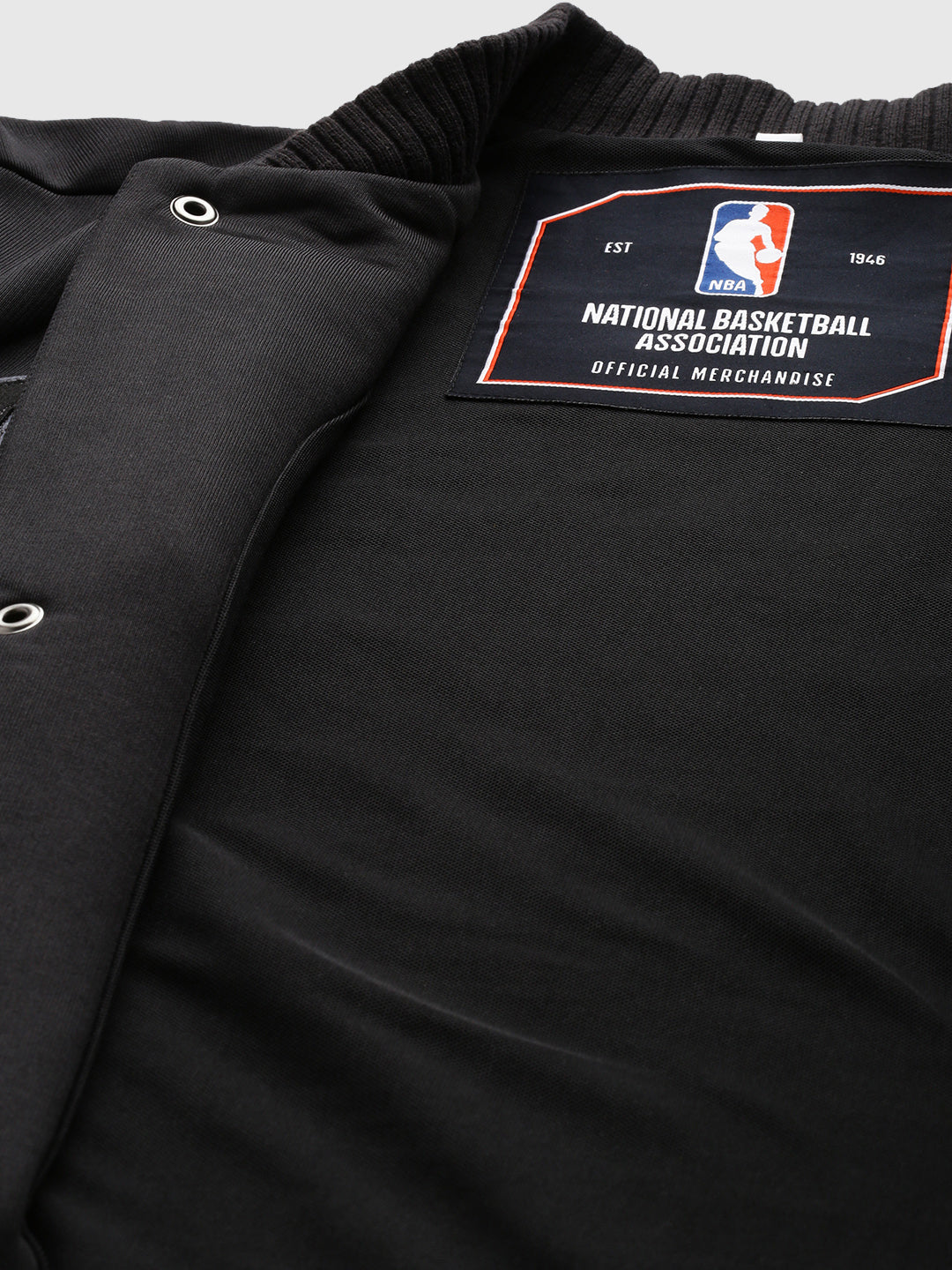Chicago Bulls Black Varsity Jacket