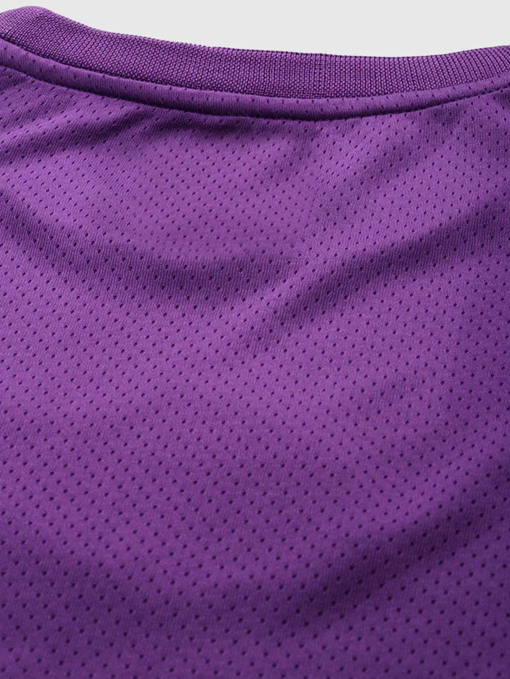 Los Angeles Lakers Striped Oversized T-Shirt Purple