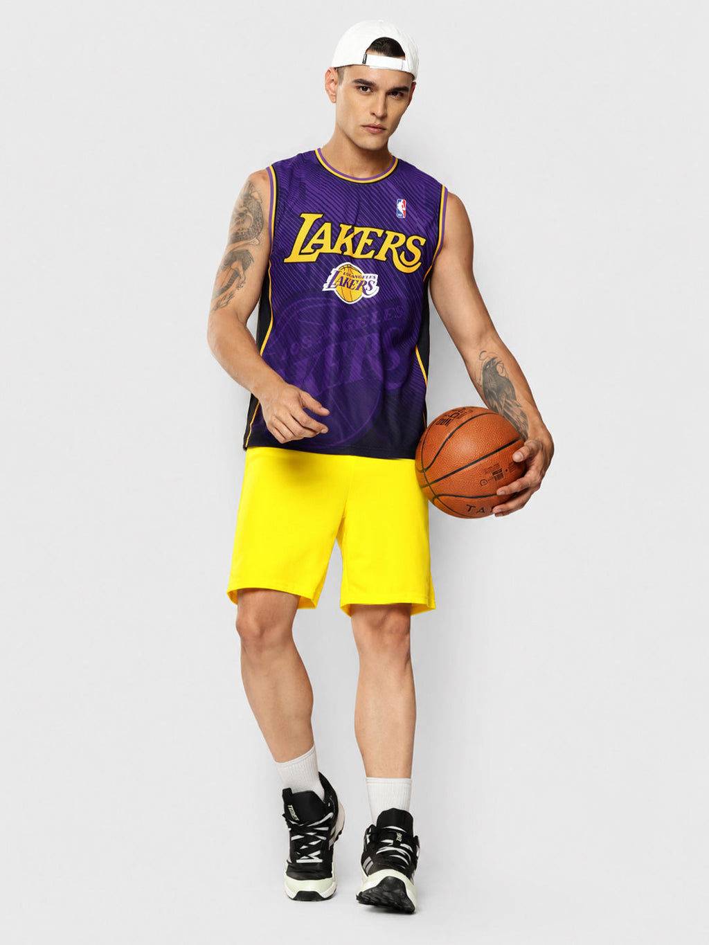 Los Angeles Lakers Game Day Sleeveless T-Shirt Purple