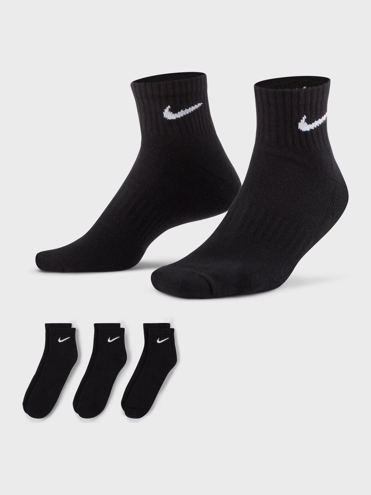 Nike Everyday Cushioned Training Ankle Socks (3 Pairs)