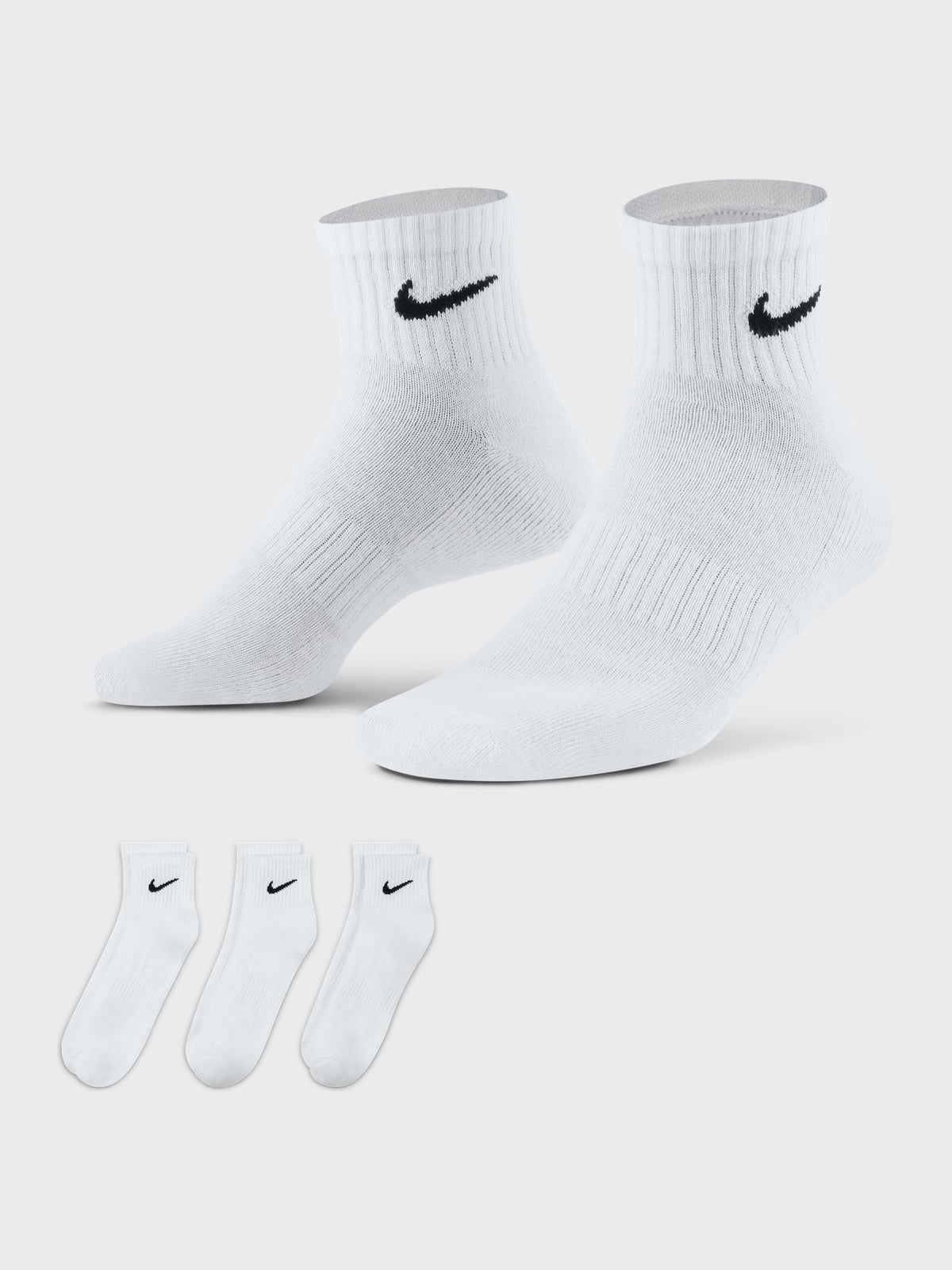 Nike Everyday Cushioned Training Ankle Socks (3 Pairs)
