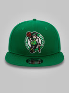 Boston Celtics NBA Rear Logo Green 9FIFTY Snapback Cap