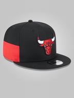 Chicago Bulls Multi Patch Black 9FIFTY Snapback Cap