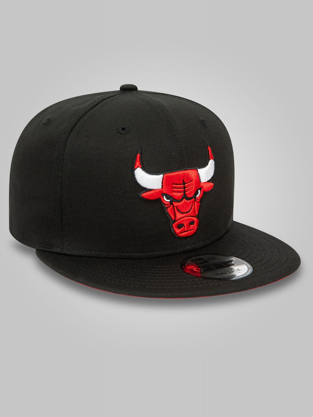 Chicago Bulls NBA Rear Logo Black 9FIFTY Snapback Cap