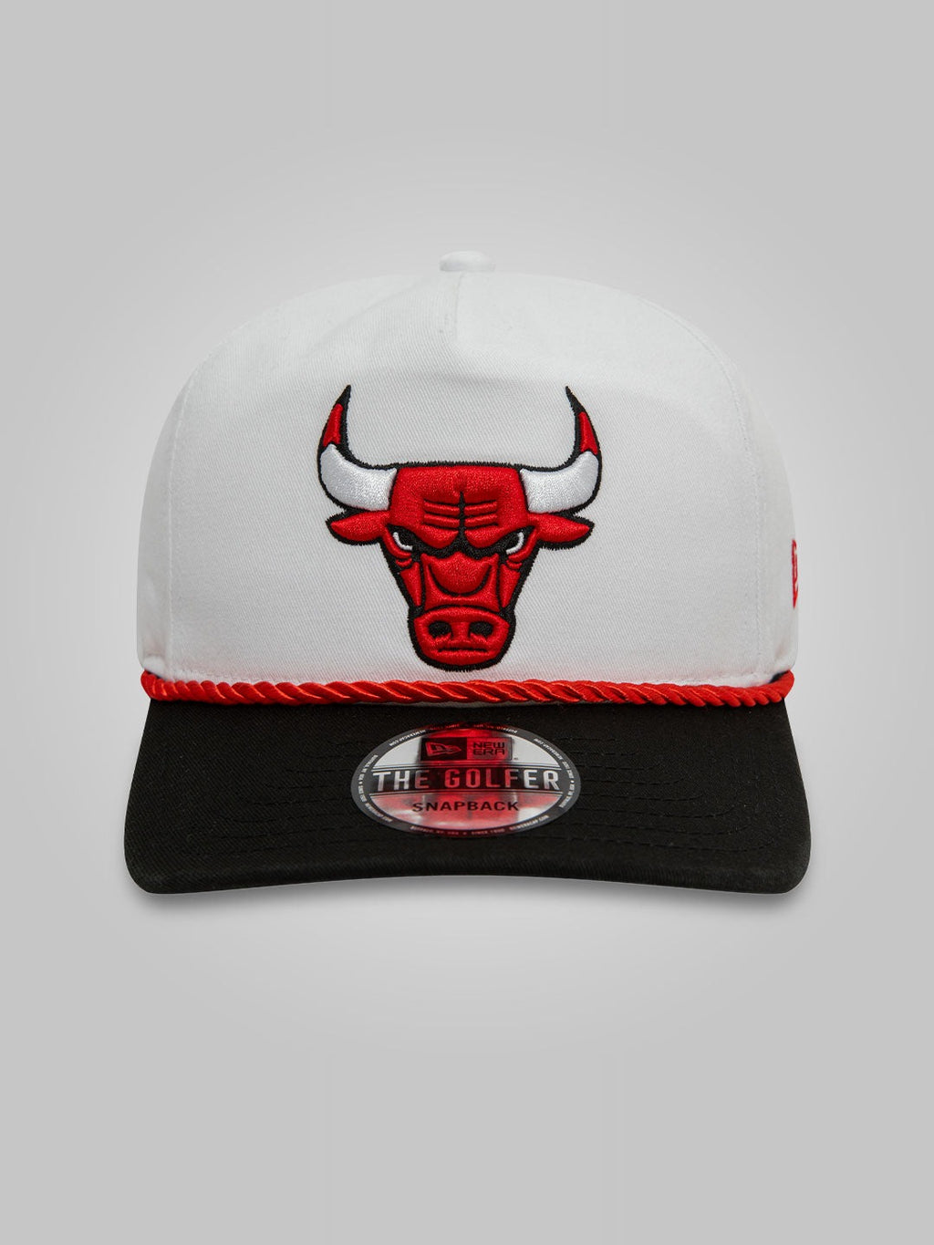 Chicago Bulls Washed NBA White Golfer Snapback Cap