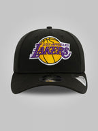Los Angeles Lakers Black 9FIFTY Stretch Snap Cap